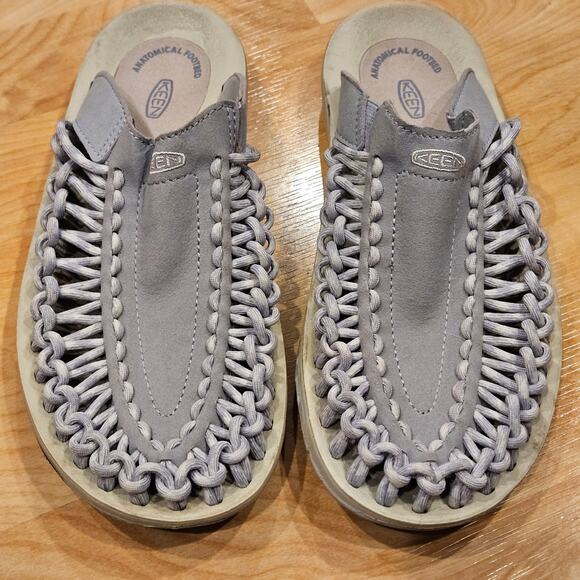 Keen Uneek II Slide Sandals Womens 7.5 Gray Sport Comfort Outdoor Casual Shoes - Picture 2 of 13